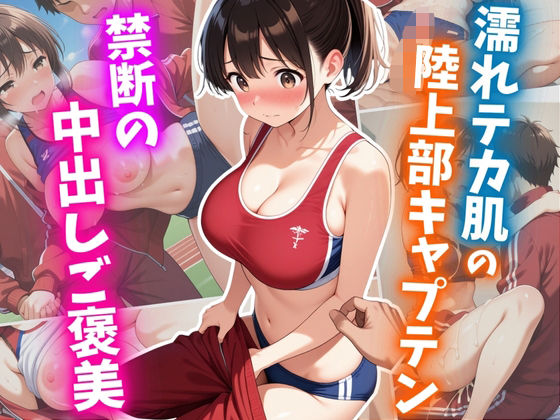 【エロ】濡れテカ肌の陸上部キャプテン禁断の中出しご褒美